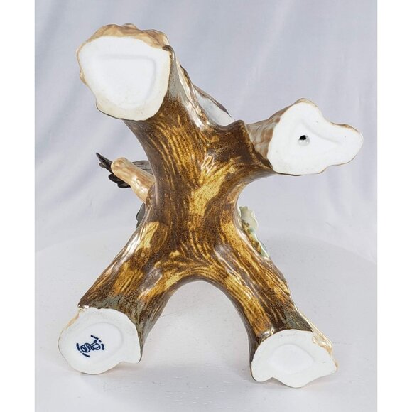 SP PS Spain Bird Figurine Vintage Handmade Chickadee Sparrow - Picture 5 of 6